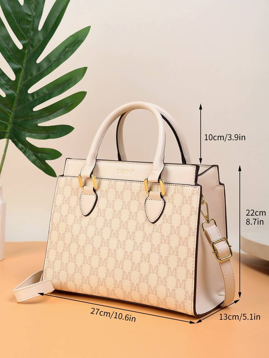Large Capacity Crossbody Bag for Women, European-Style Business Casual Purse, Elegant Tote for Work, College, Travel and Young Professionals