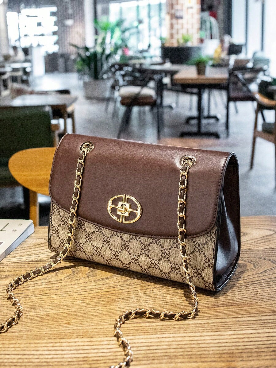 Retro Shoulder and Handheld Bag for Women, Fashionable Large Capacity Tote for Office, Business or Gifts, Stylish and Practical Daily Bag