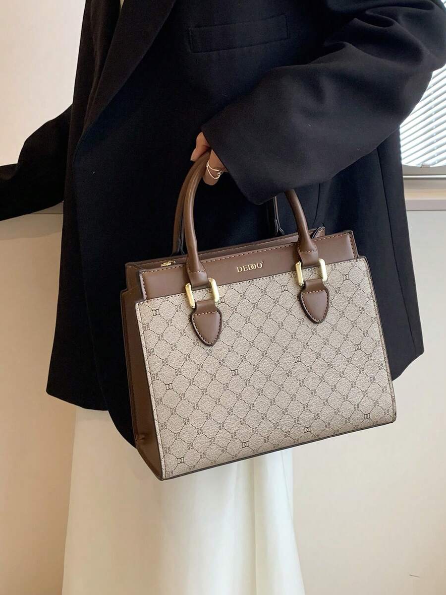 Large Capacity Crossbody Bag for Women, European-Style Business Casual Purse, Elegant Tote for Work, College, Travel and Young Professionals