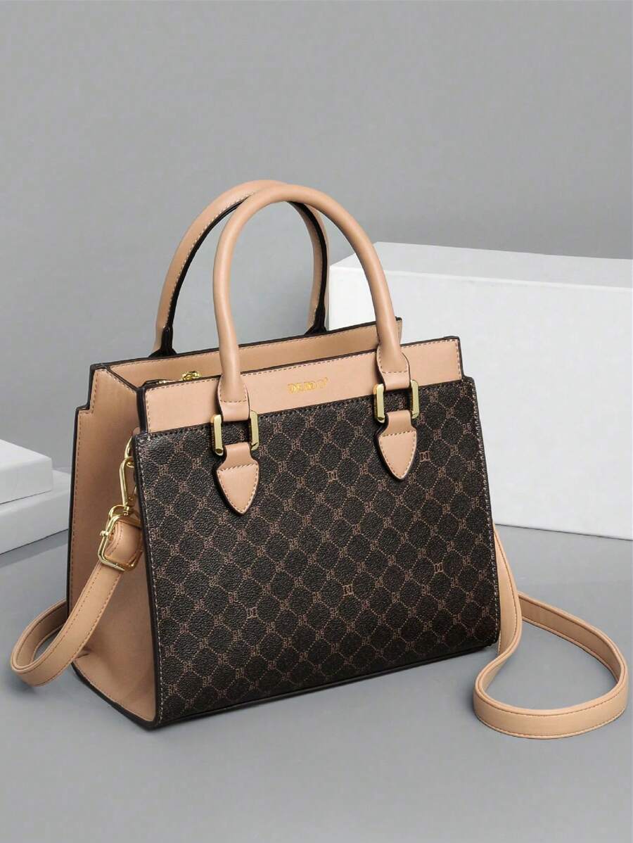 Large Capacity Crossbody Bag for Women, European-Style Business Casual Purse, Elegant Tote for Work, College, Travel and Young Professionals
