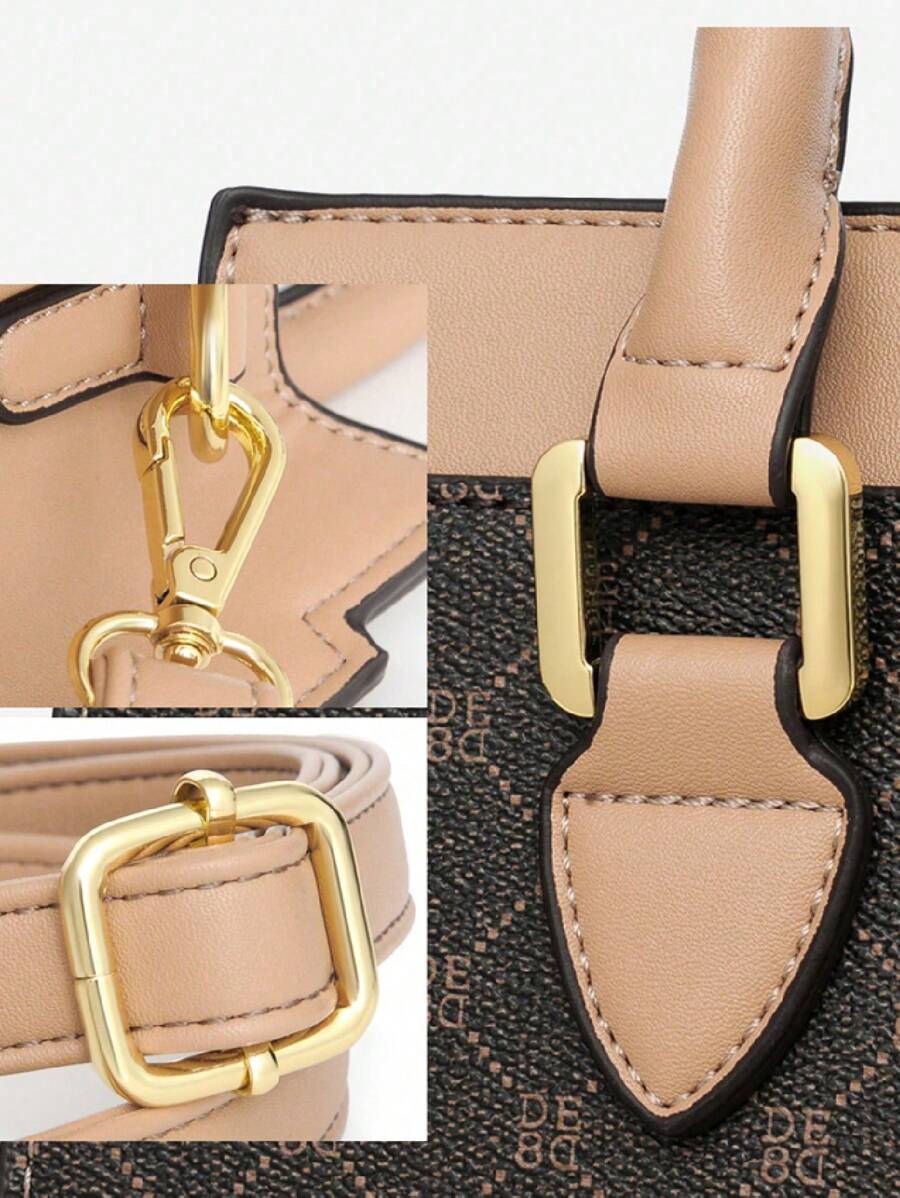 Large Capacity Crossbody Bag for Women, European-Style Business Casual Purse, Elegant Tote for Work, College, Travel and Young Professionals