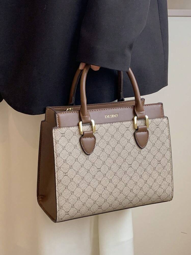 Large Capacity Crossbody Bag for Women, European-Style Business Casual Purse, Elegant Tote for Work, College, Travel and Young Professionals