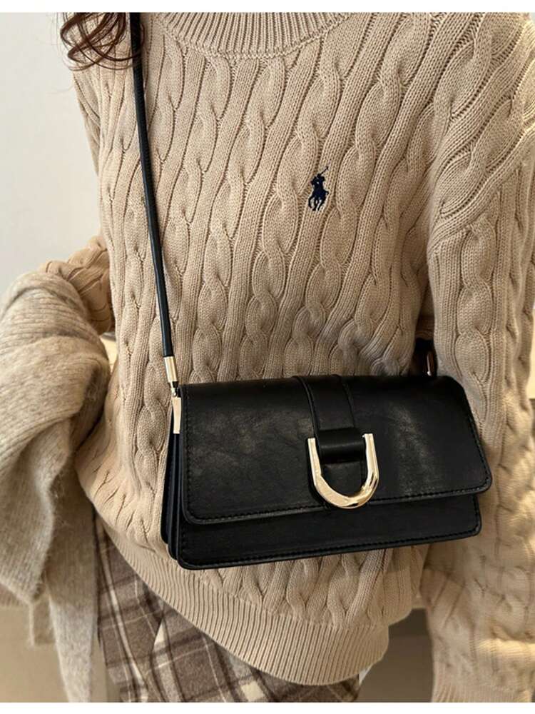 Embossed Multi-Compartment Shoulder Bag for Women, Elegant Spring 2025 Handbag with Crocodile Texture, Chic Tote for Work and Outings