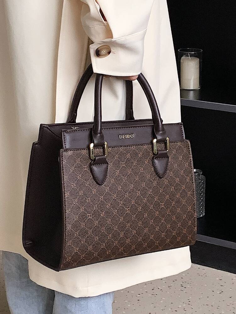 Large Capacity Crossbody Bag for Women, European-Style Business Casual Purse, Elegant Tote for Work, College, Travel and Young Professionals