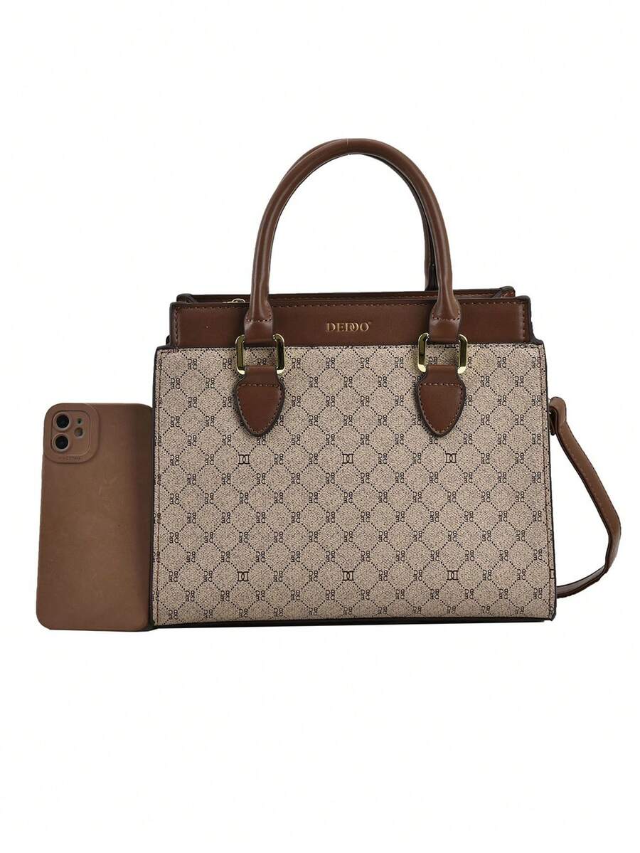 Large Capacity Crossbody Bag for Women, European-Style Business Casual Purse, Elegant Tote for Work, College, Travel and Young Professionals