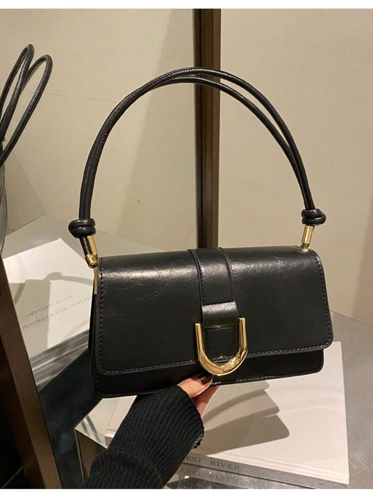 Embossed Multi-Compartment Shoulder Bag for Women, Elegant Spring 2025 Handbag with Crocodile Texture, Chic Tote for Work and Outings