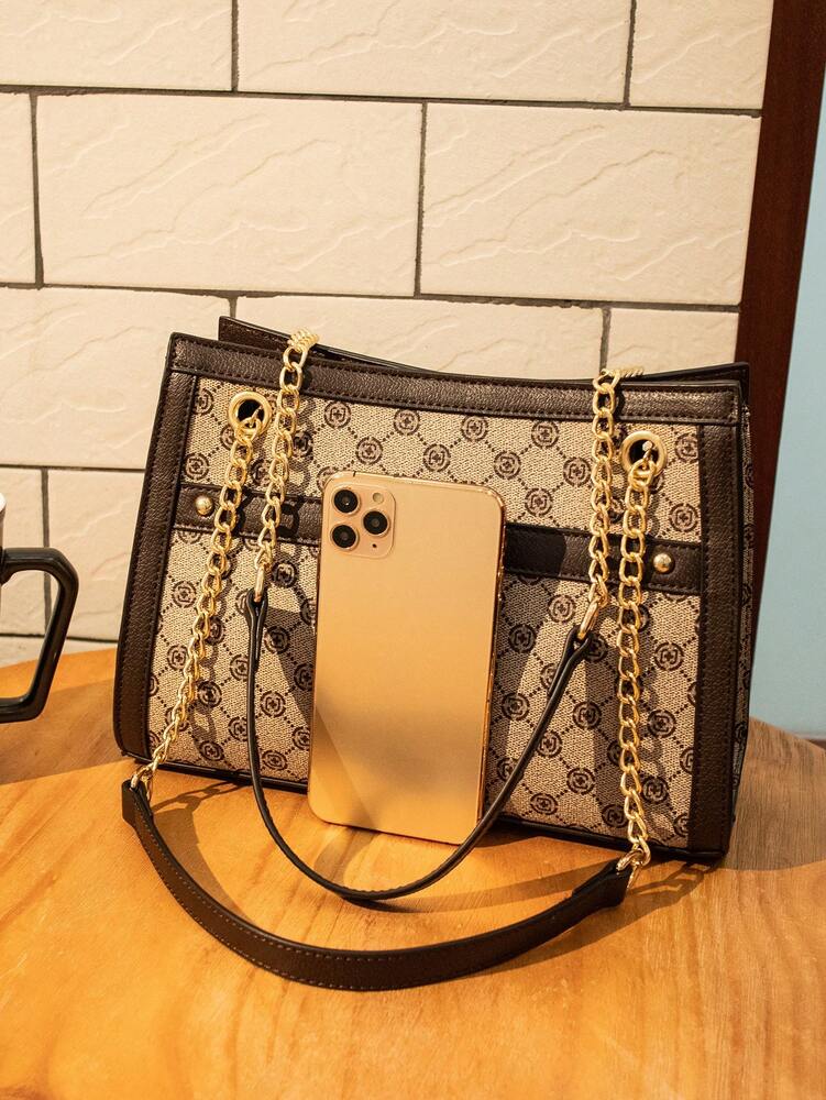 Retro Shoulder and Handheld Bag for Women, Fashionable Large Capacity Tote for Office, Business or Gifts, Stylish and Practical Daily Bag